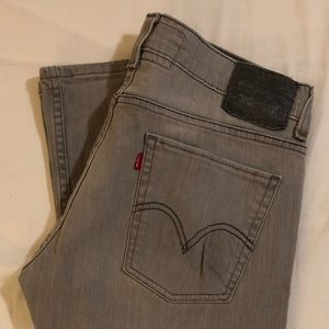 Levi's 511 grey jeans size 34x30